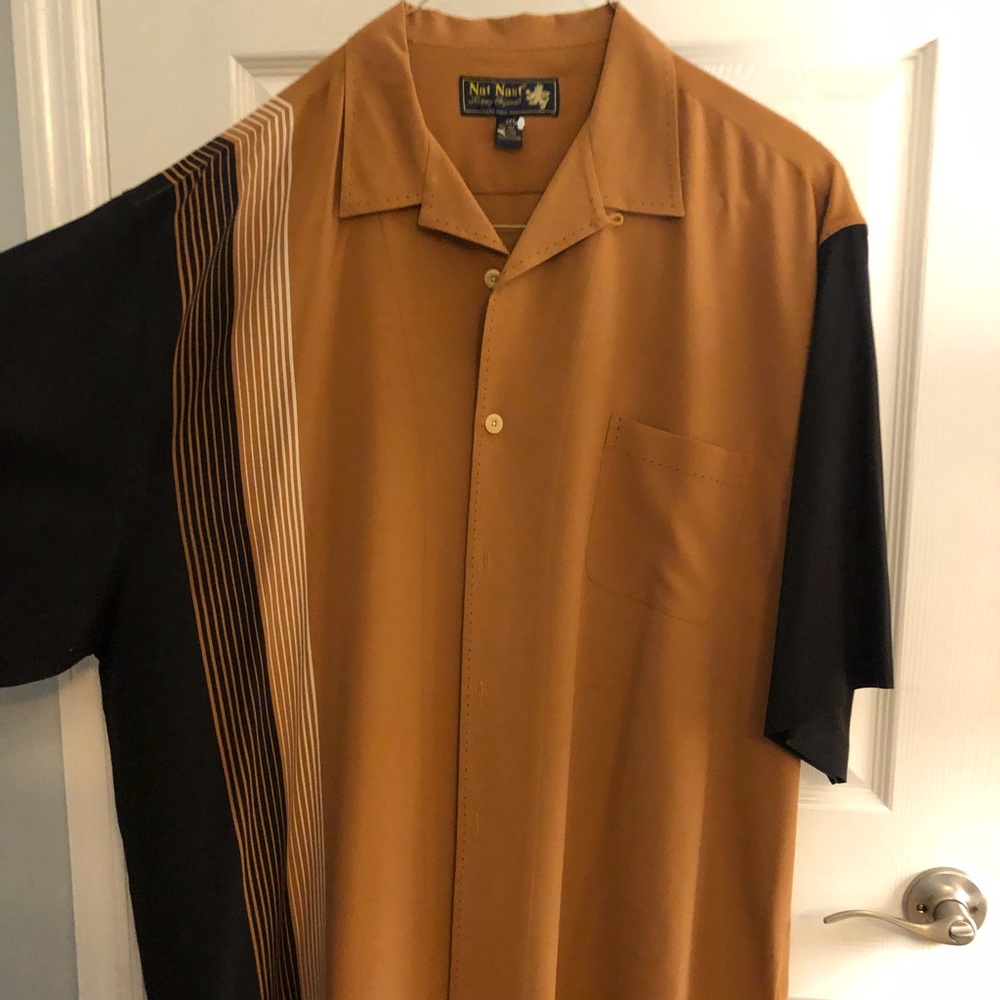 Nat Nast | Men’s Corner Pocket Silk Shirt
